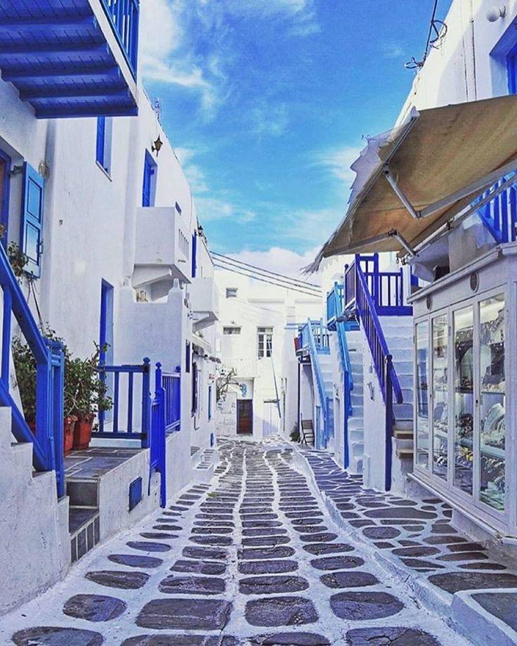 Hochzeit - @thebeautifulfeed On Instagram: “Gorgeous Mykonos, Greece.     ”