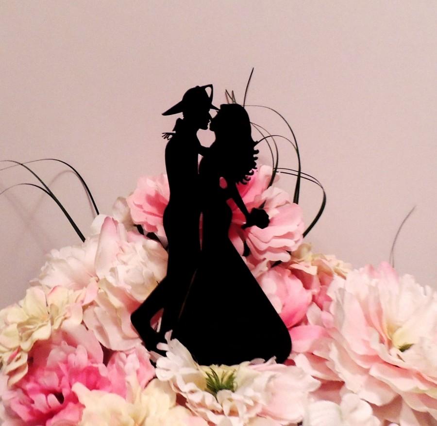 Mariage - The Perfect Fireman Cake Topper