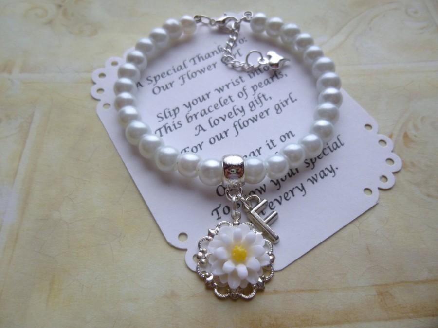 زفاف - Personalized Flower Girl Jewelry, Personalized Flower Girl Bracelet, Personalized Childrens Bracelet, Personalized Children's Jewelry