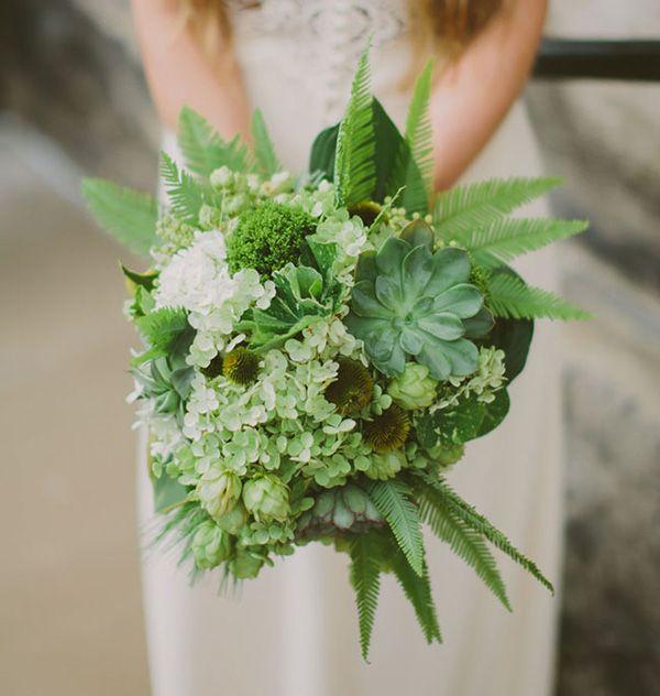 Hochzeit - Beautiful Succulent Wedding Bouquets