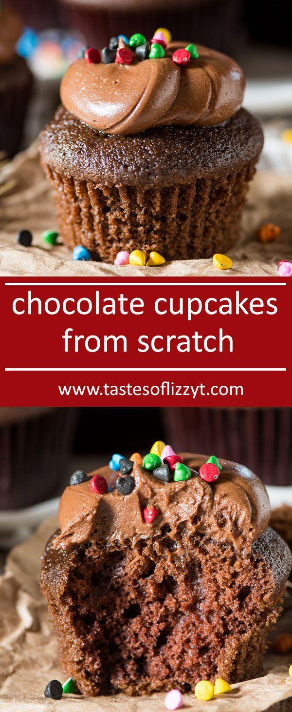 Hochzeit - Chocolate Cupcakes From Scratch