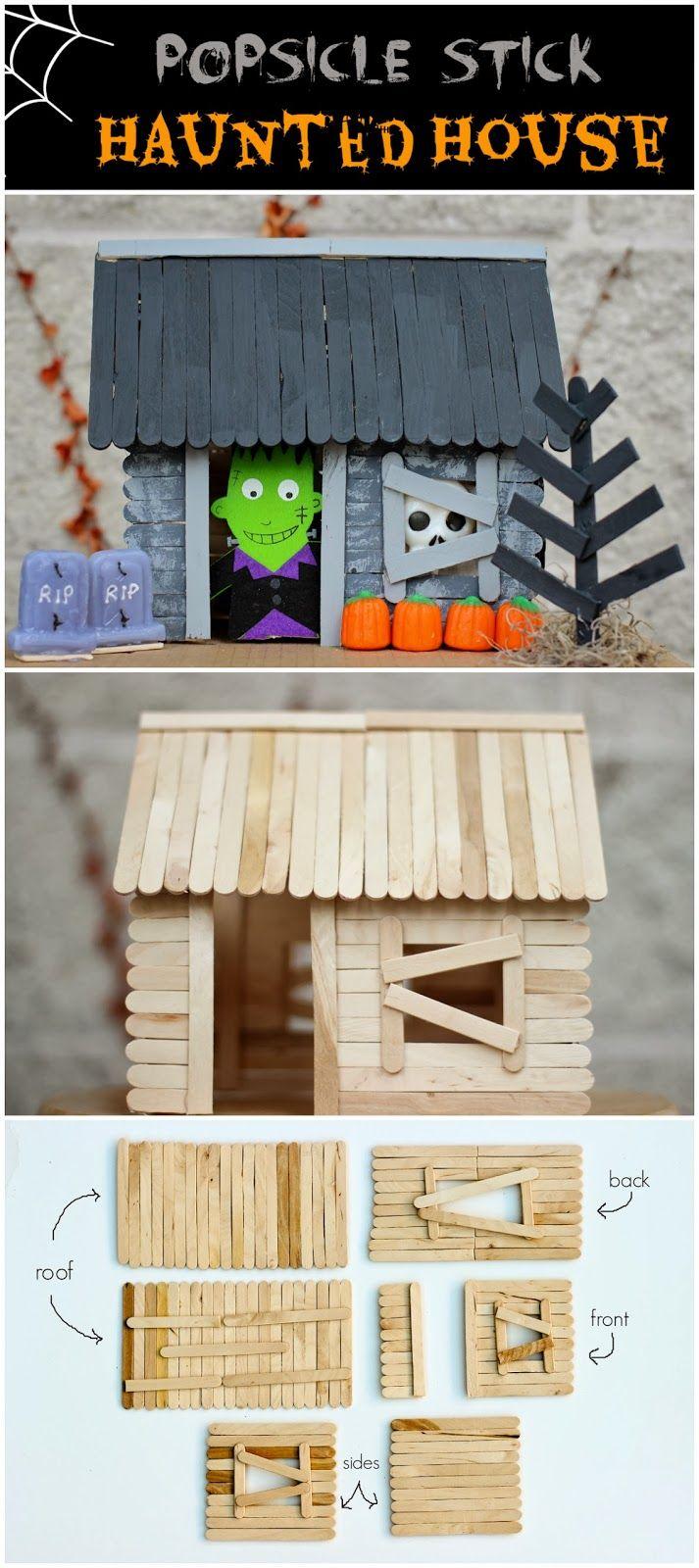 Mariage - HAPPILY EVERLY AFTER: Popsicle Stick Haunted House