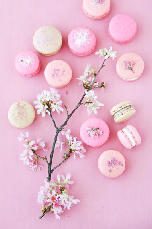 Hochzeit - {Recipe} Cherry Blossom Macarons From Cannelle Et Vanille