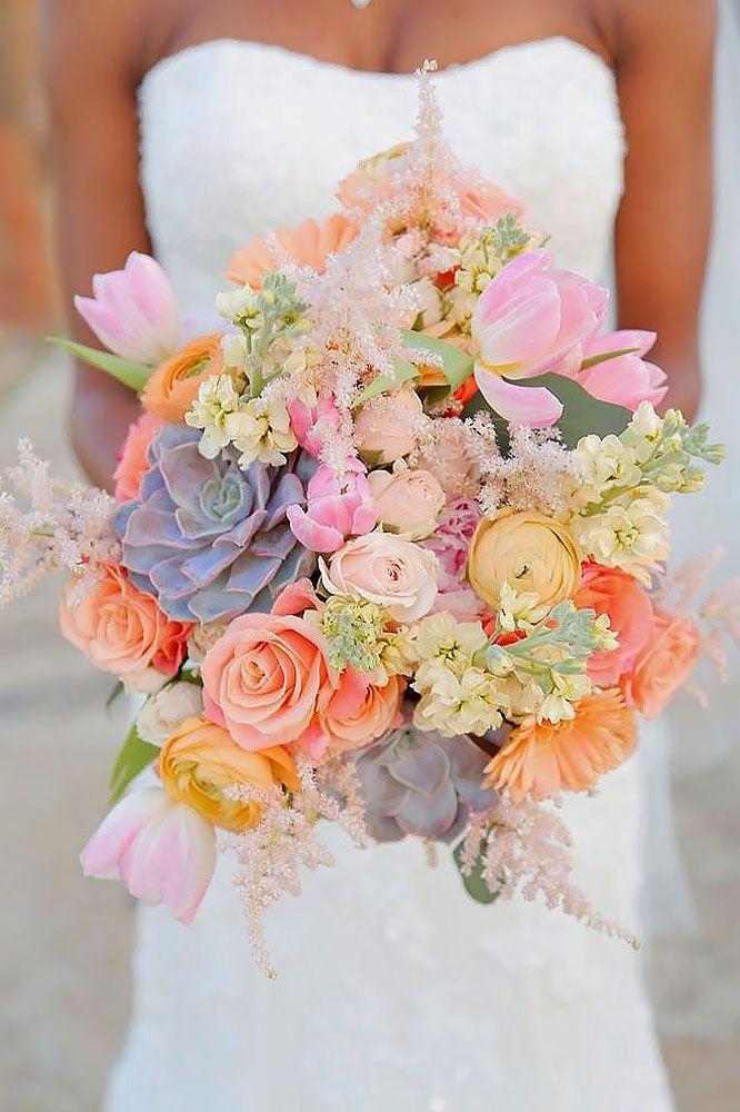 Mariage - 24 Fresh Spring Wedding Bouquets