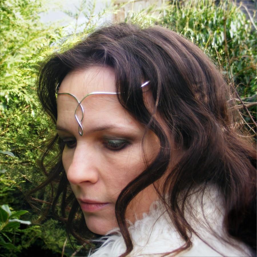 Mariage - Simple Sterling Silver Elven Style Circlet / Tiara