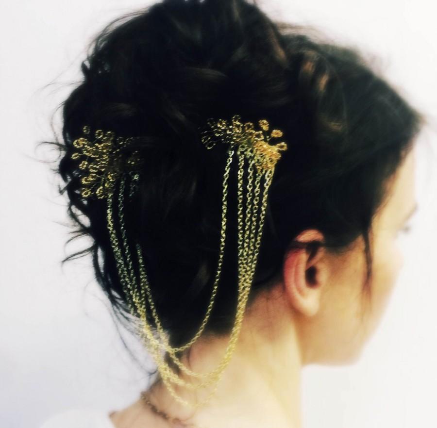 Hochzeit - Wedding Hair Comb, Wedding Headpiece, Beaded Bridal Comb Hair Accessory Wedding comb, bridal hair accessories, crystal hair comb