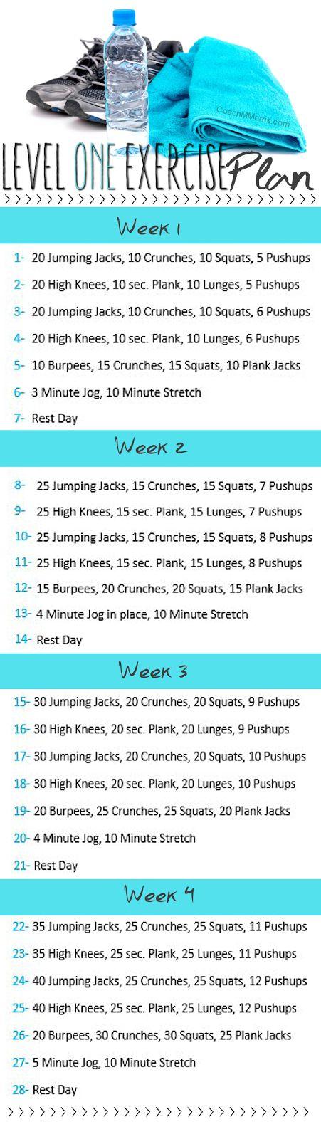 Hochzeit - To Insanity & Back: Level ONE Exercise Plan