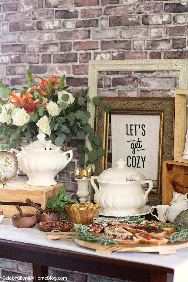Wedding - Soup Bar Ideas, Tips, Recipes