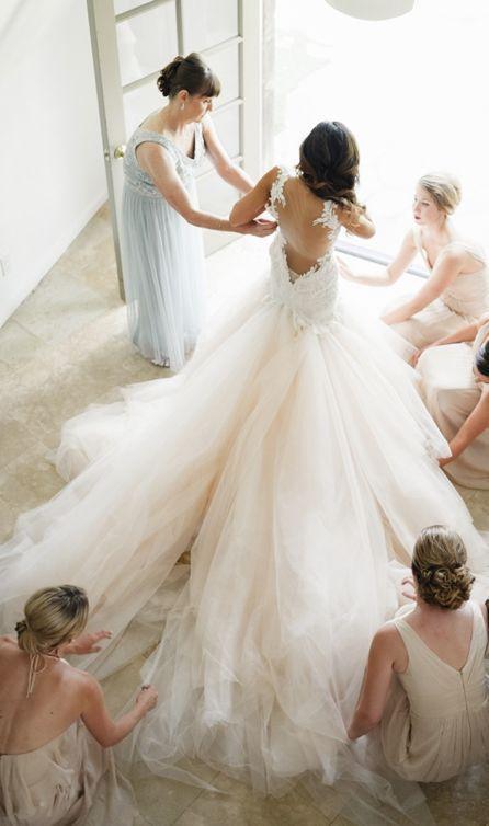 زفاف - Beautiful Long Wedding Dress