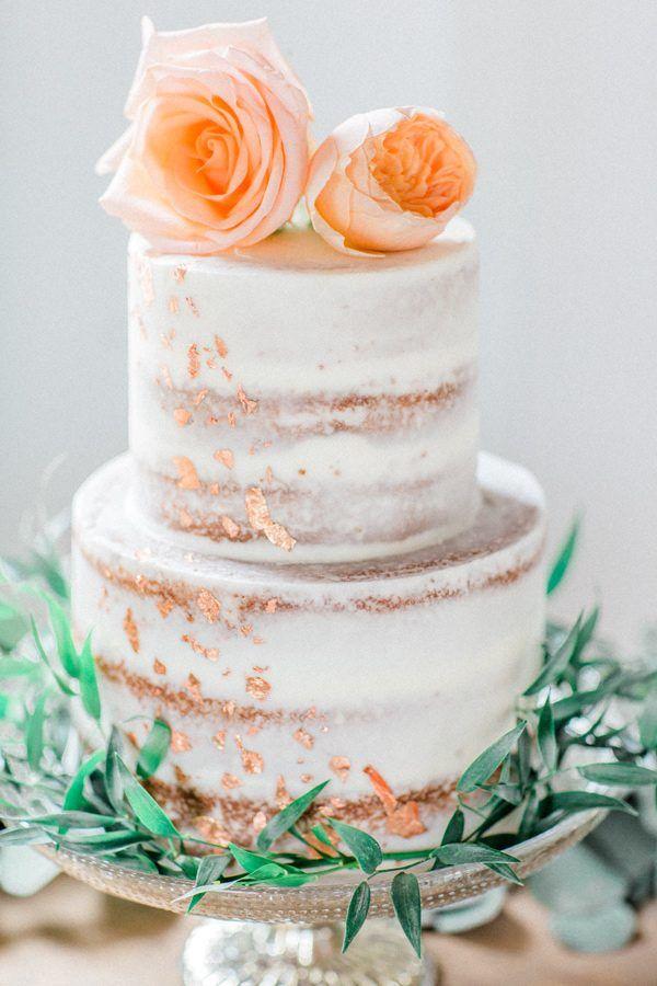 Mariage - Peach And Copper Wedding Inspiration