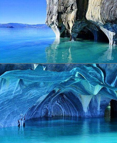 Mariage - Marble Caves, Patagonia, Chile 