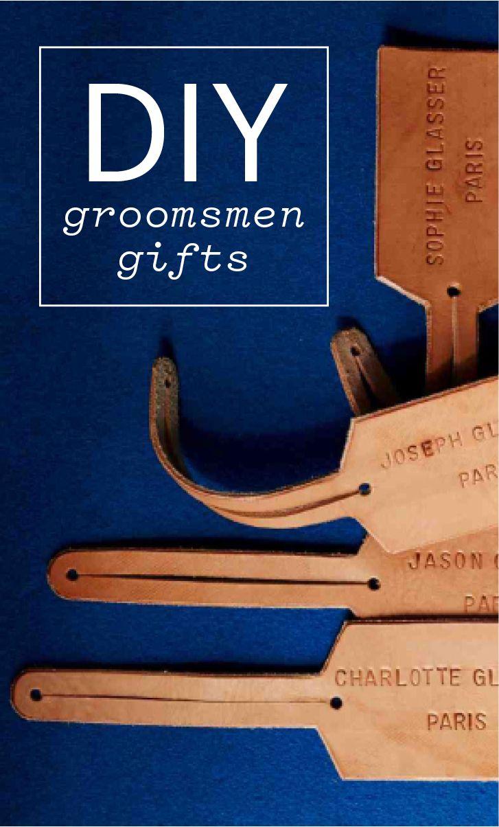 Hochzeit - 16 DIY Groomsmen Gifts The Guys Will Love