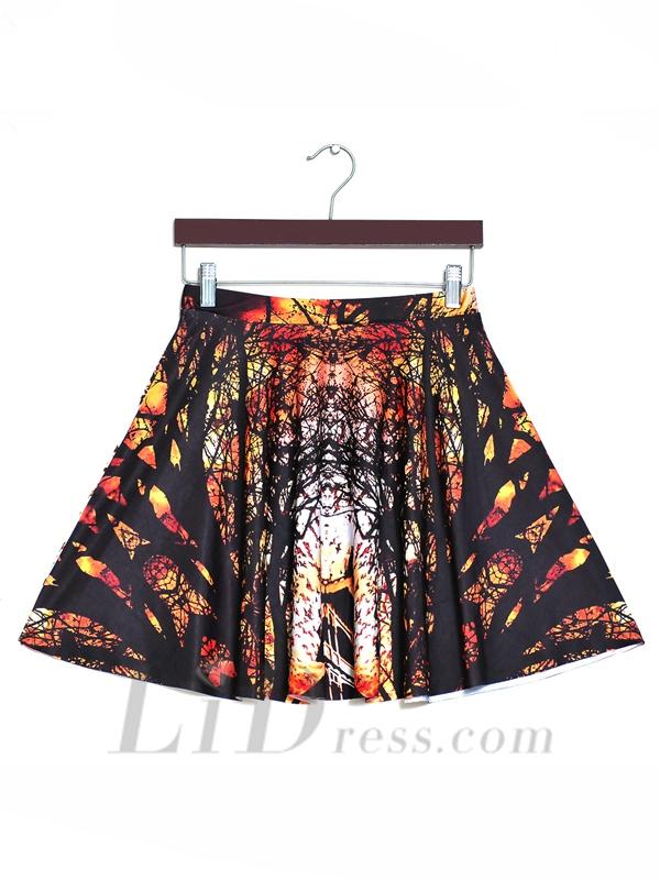 زفاف - Womens Boutique With Best Selling Digital Dark Castle Skirts Skt1203