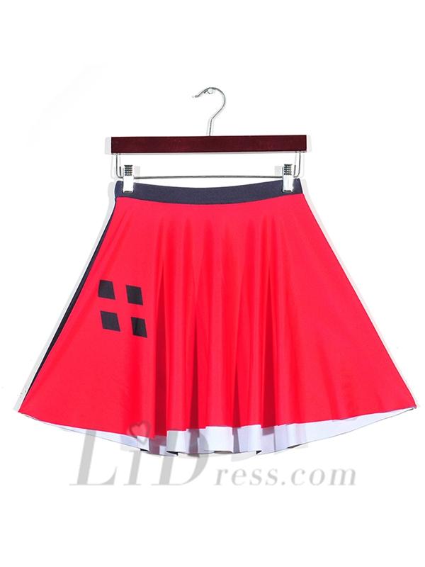 زفاف - Hot Digital Printing And Red Four Diamond Skirts Skt1145