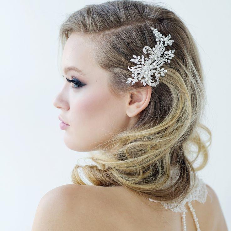 Свадьба - Clarice Bridal Hair Comb  HC24 (awj)