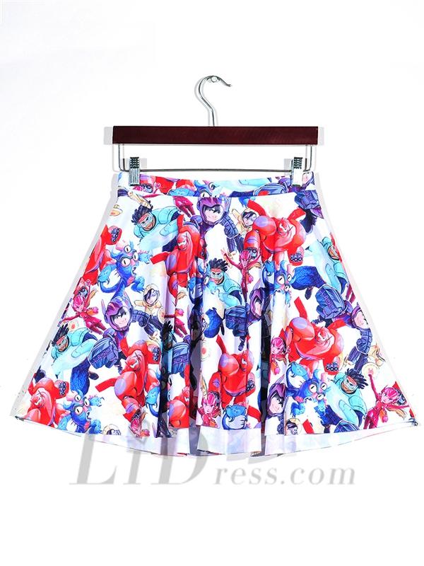 زفاف - Hot Digital Printing Super Pleated Skirts Skt1116