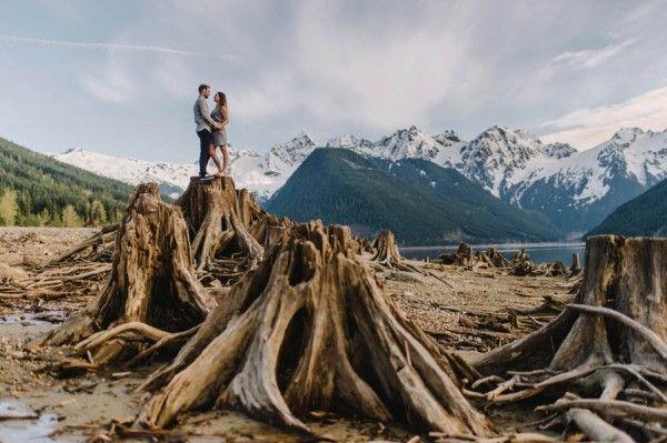 زفاف - The Views Are Unreal In This Breathtaking Bridal Veil Falls Engagement Shoot
