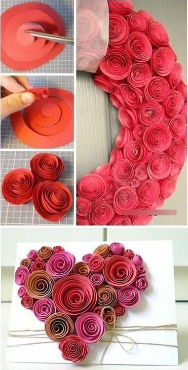 Mariage - Best 40  Fabulous Valentine’s Day Wreaths DIY Tutorials - Fab Art DIY