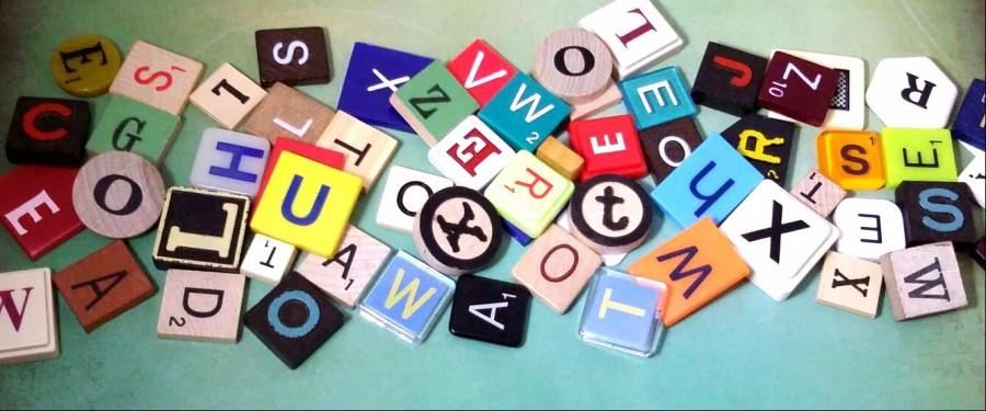Wedding - PICK YOUR LETTERS Scrabble Tiles, Game Letters,Individual, Wood, Alphabet, Mixed Media, Letters, Single, Words,Holiday Gifts, Decor, Wedding