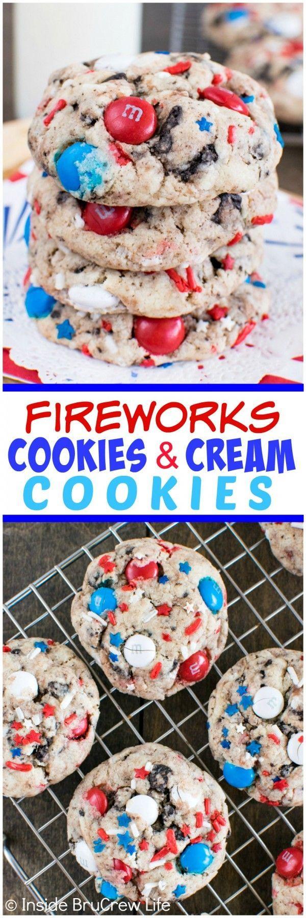 Hochzeit - Fireworks Cookies And Cream Cookies