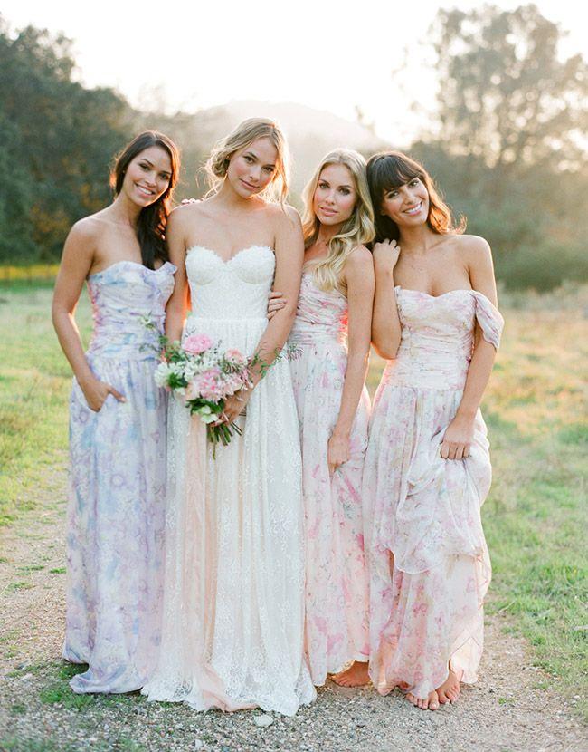 Hochzeit - 5 Stunning Modern Vintage Summer Bridesmaids Looks