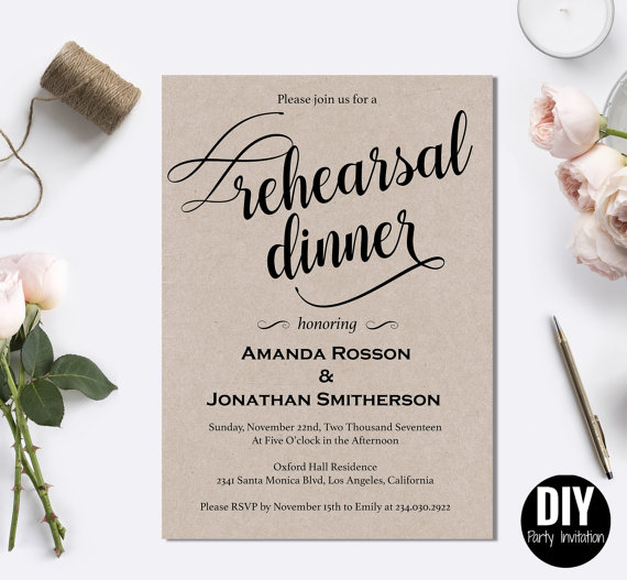 Wedding - Modern wedding invitation template 