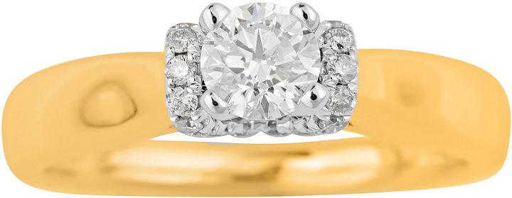 زفاف - MODERN BRIDE True Love, Celebrate Romance 1/2 CT. T.W. Certified Diamond 14K Gold Bridal Ring