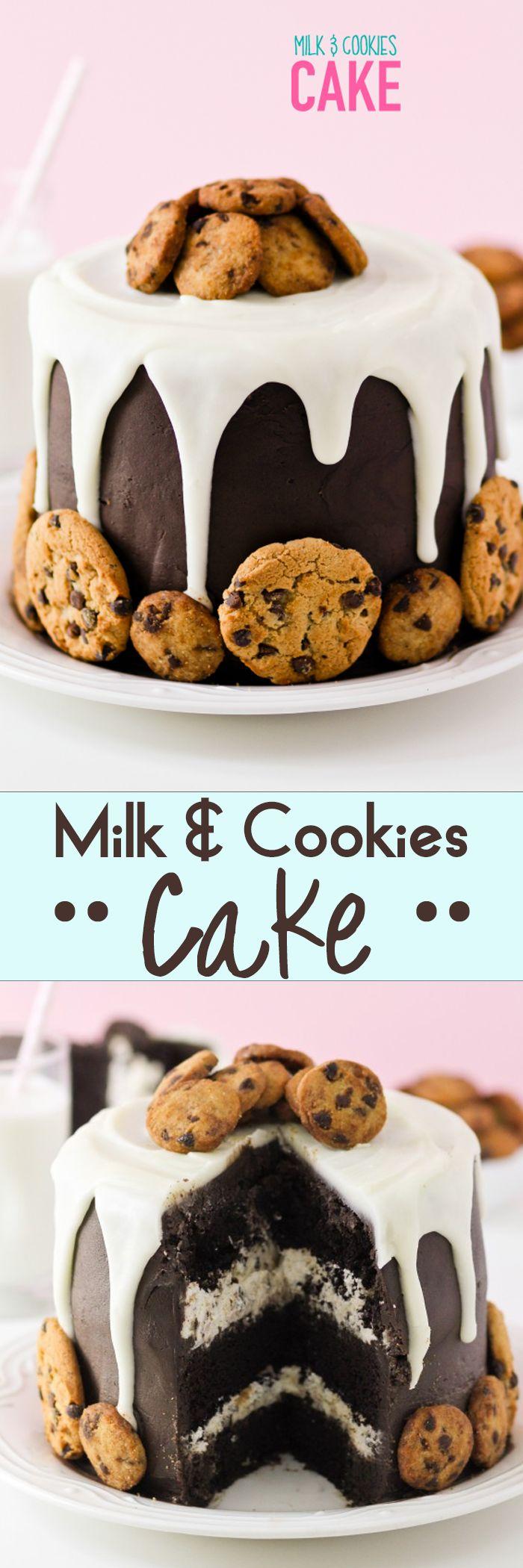 Hochzeit - Milk And Cookies Cake