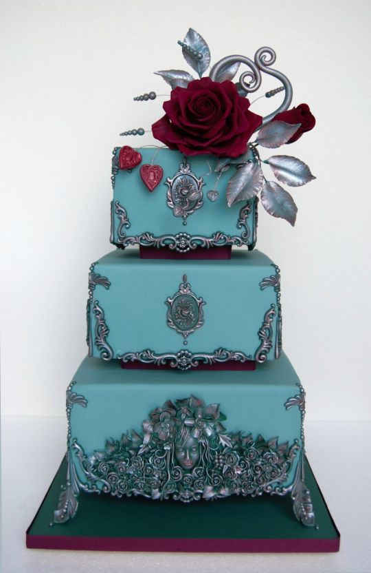 Hochzeit - Bas Relief Wedding Cake.