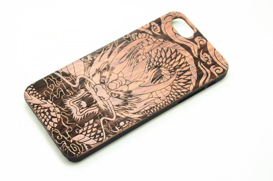 Свадьба - iPhone 6 Plus / 6S Plus 5.5" Wooden Case Handmade Natural Wood and Hard PC On Cover Case