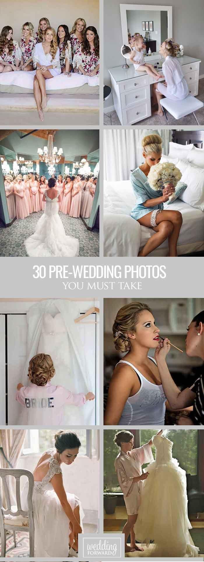 Hochzeit - 30 Must Take Pre-Wedding Photos