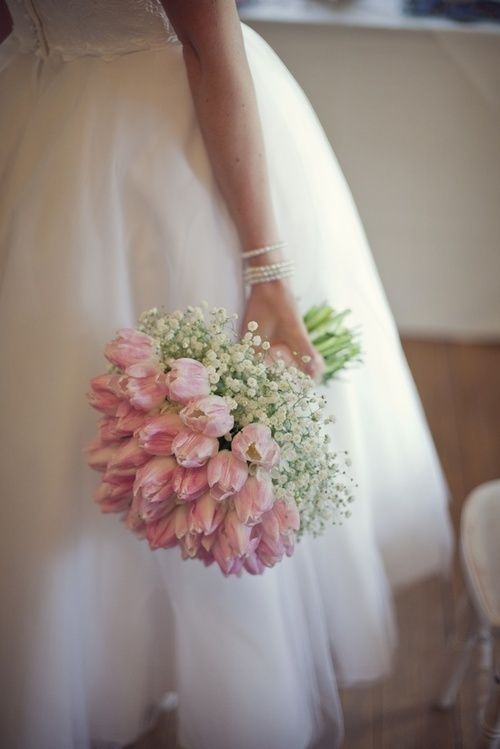 Mariage - Lovely Pink Tulips