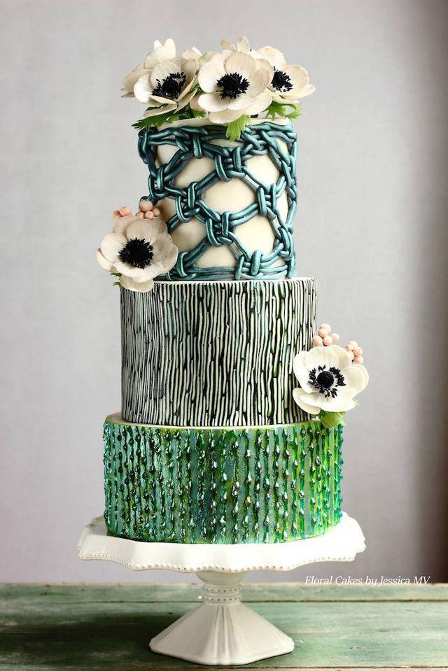 Mariage - Spectacular Wedding Cakes From Floral Cakes By Jessica MV (MODwedding)