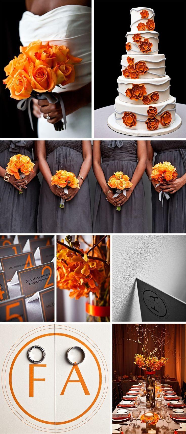 زفاف - Why You Should Consider An Orange Wedding Color - WeddingDash.com