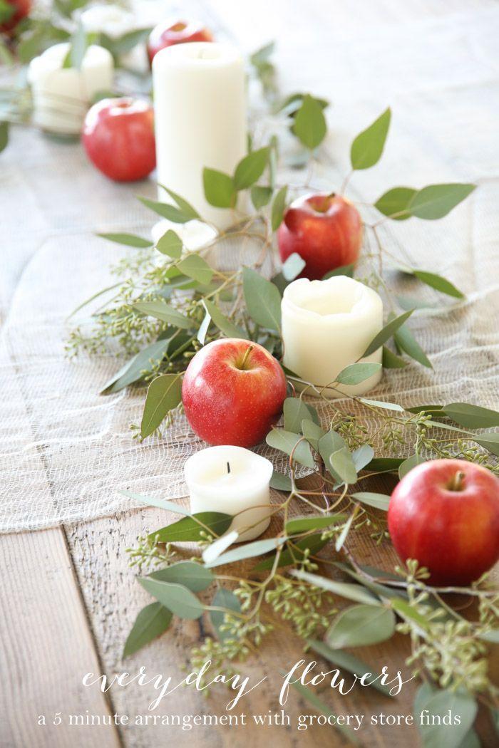 Hochzeit - Easy Entertaining And An Effortless Fall Table