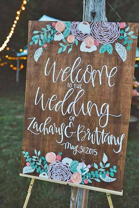 Hochzeit - Clever Wedding Signs