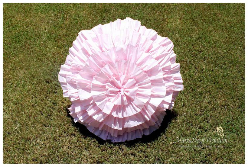 Mariage - Wedding Parasol Bridal Umbrella for Kids with Multi Layers of Gorgeous Fabric in Pink 1pc