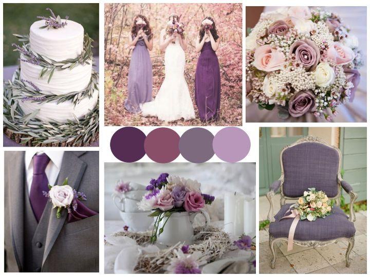 Свадьба - Lavender, Grey, And Purple Inspiration