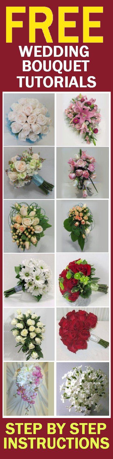 Hochzeit - How To Make Wedding Bouquets - Easy Wedding Tutorials