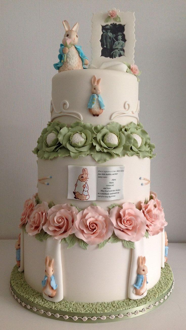 Wedding - Peter Rabbit Wedding Cake