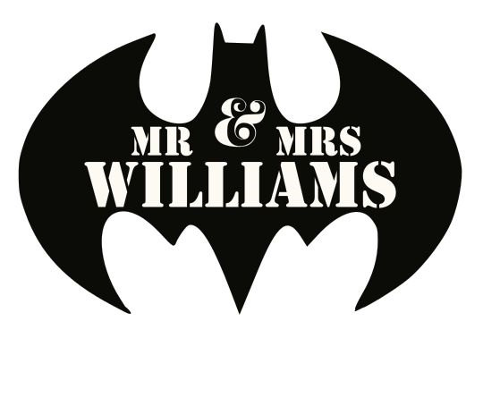 Mariage - Personalized Mr and Mrs Wedding Cake Topper (Customized Wedding Cake Topper, Batman)