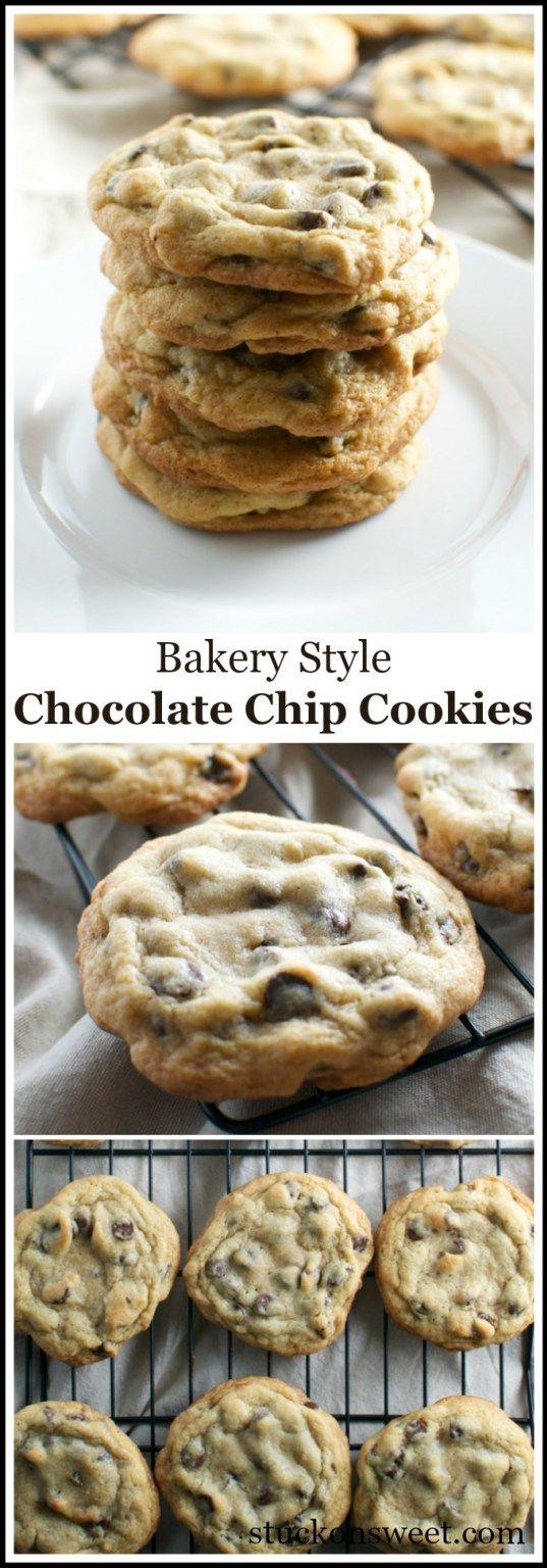 Hochzeit - Bakery Style Chocolate Chip Cookies