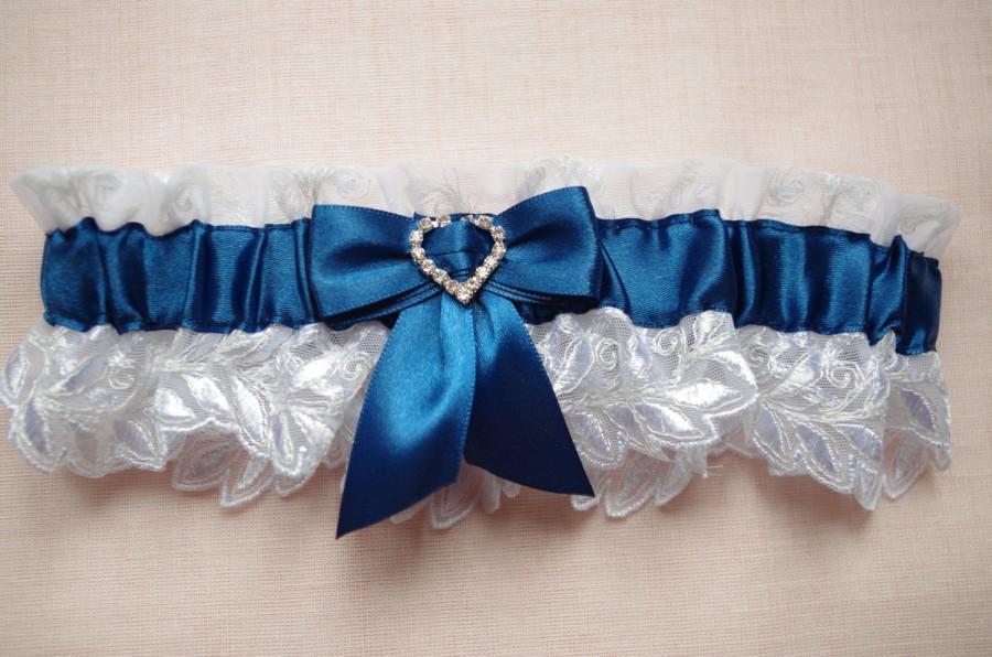 Свадьба - Wedding Garter Bridal Garter Pearl With Garter garter Rhinestone Bridal Garter rhinestone garter Wedding Garters blue lace garter Gifts