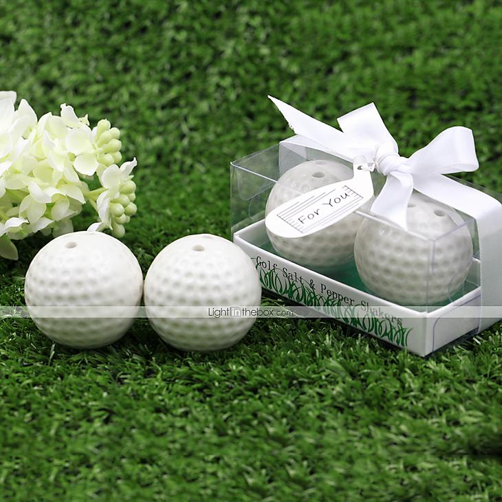 Wedding - Golf Ball Salt & Pepper Shakers