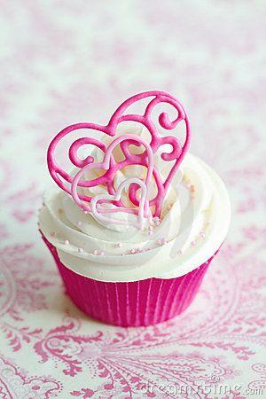 Mariage - Valentine Cupcake
