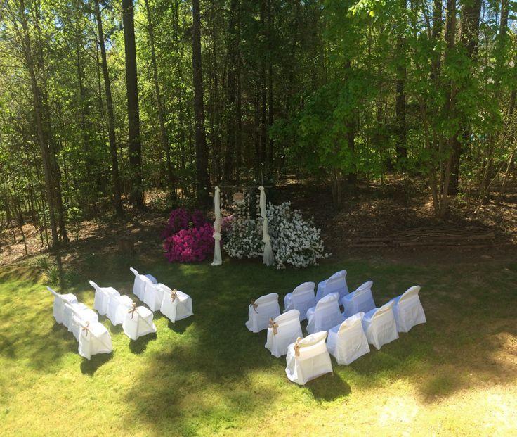 Hochzeit - Henginey & Cesar Backyard Ceremony