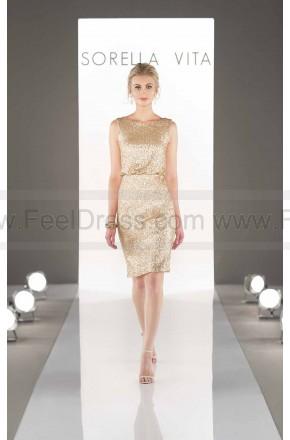 Hochzeit - Sorella Vita Sequin Bridesmaid Dress Style 8823