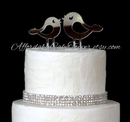 Mariage - Love Birds Cake Topper - Wedding Cake Topper - Bride and Groom