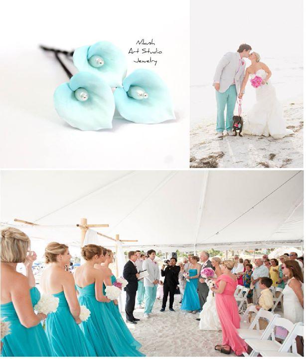 Hochzeit - Blue Turquoise Wedding in Turquoise and Pink ...