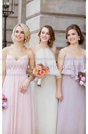 Hochzeit - Sorella Vita Chiffon Spaghetti Strap Bridesmaid Dress Style 8798
